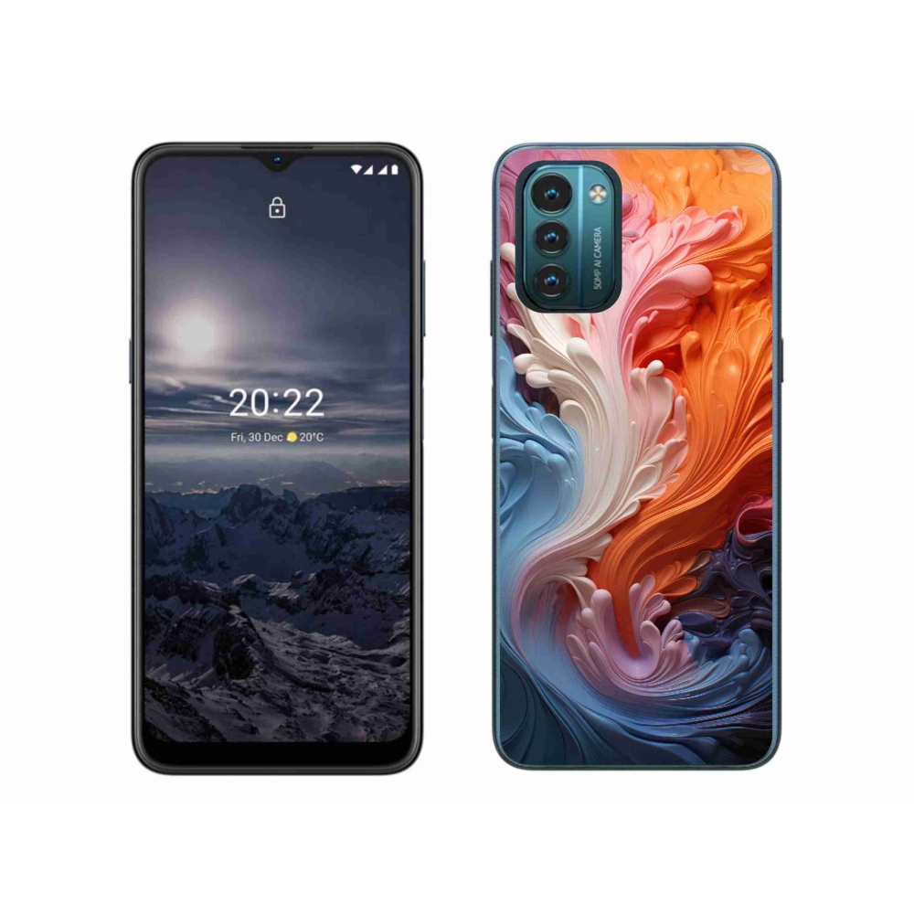 Gelový kryt mmCase na Nokia G11/G21 - abstraktní motiv 8