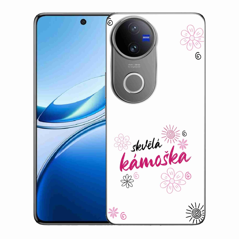 Gelový kryt mmCase na Vivo V50 5G - skvělá kámoška bílé pozadí