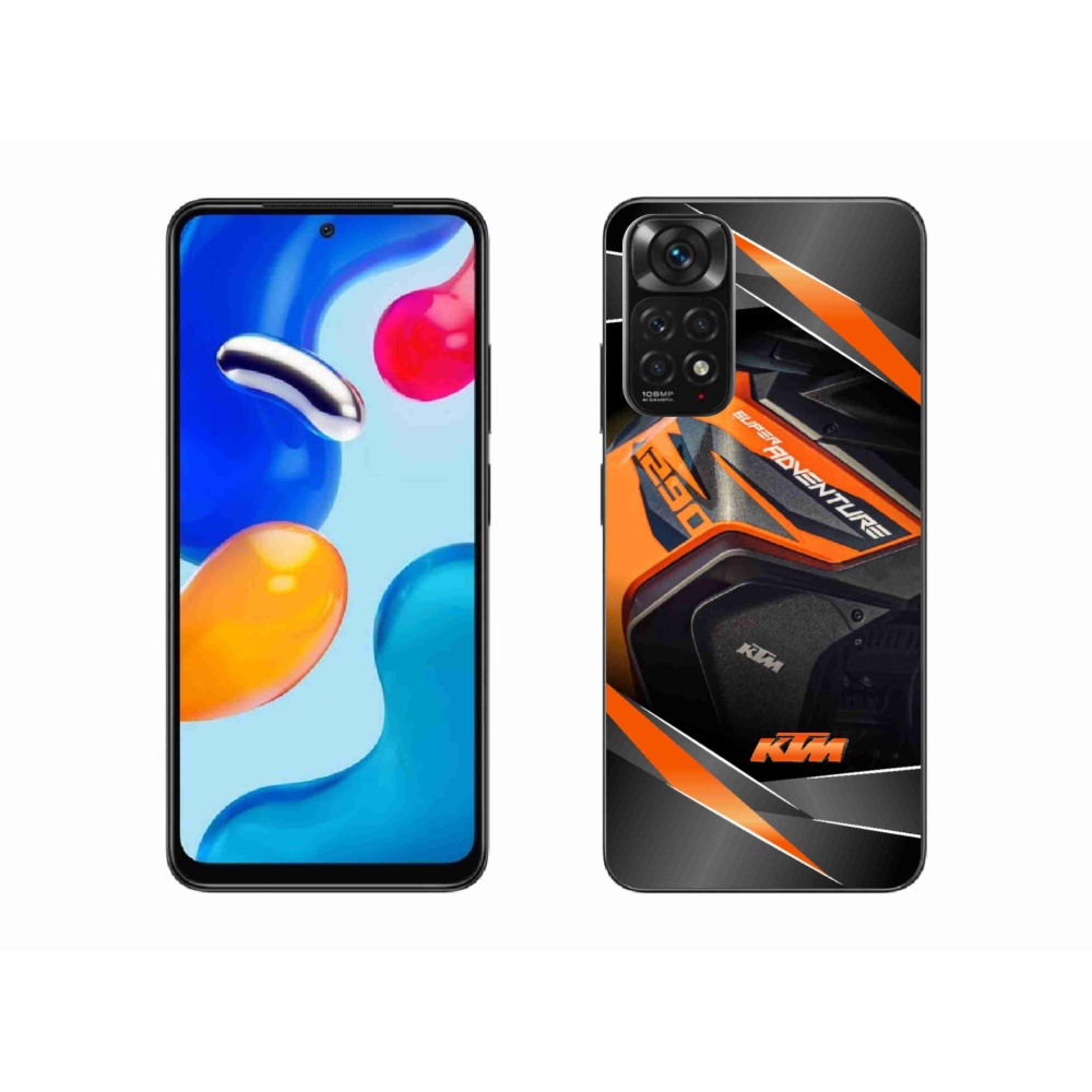 Gelový kryt mmCase na Xiaomi Redmi Note 11S 4G - motorka ktm