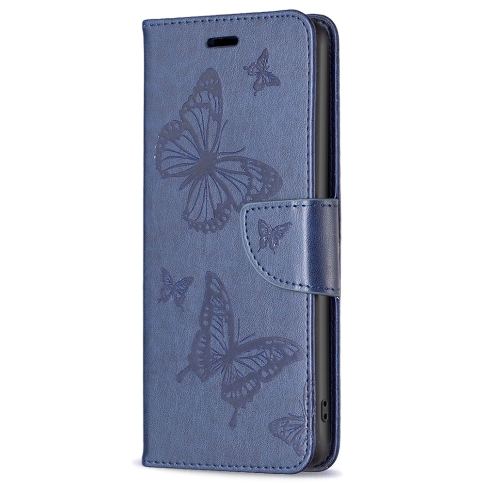 Butterfly knížkové pouzdro na Samsung Galaxy A15 4G/5G - tmavěmodré
