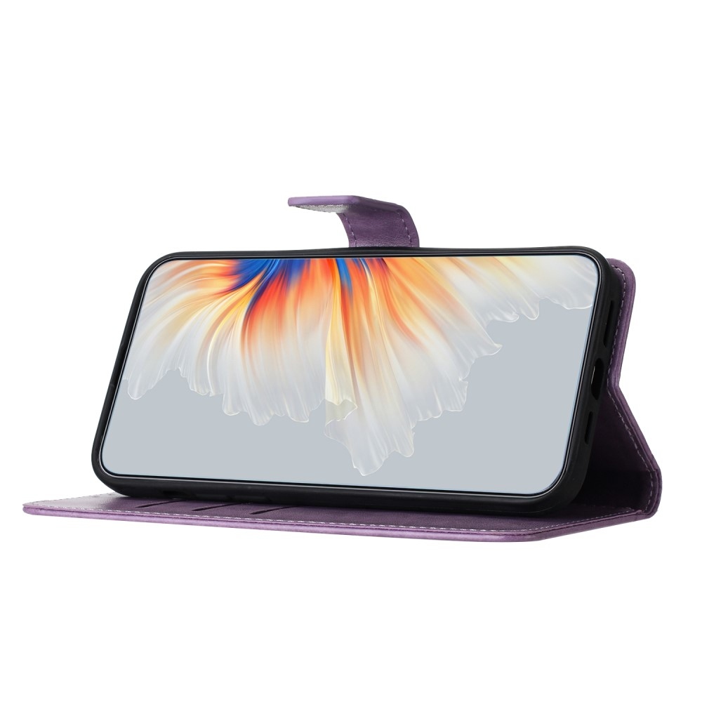 Mandala knížkové pouzdro na Xiaomi Redmi 13C 5G - fialové