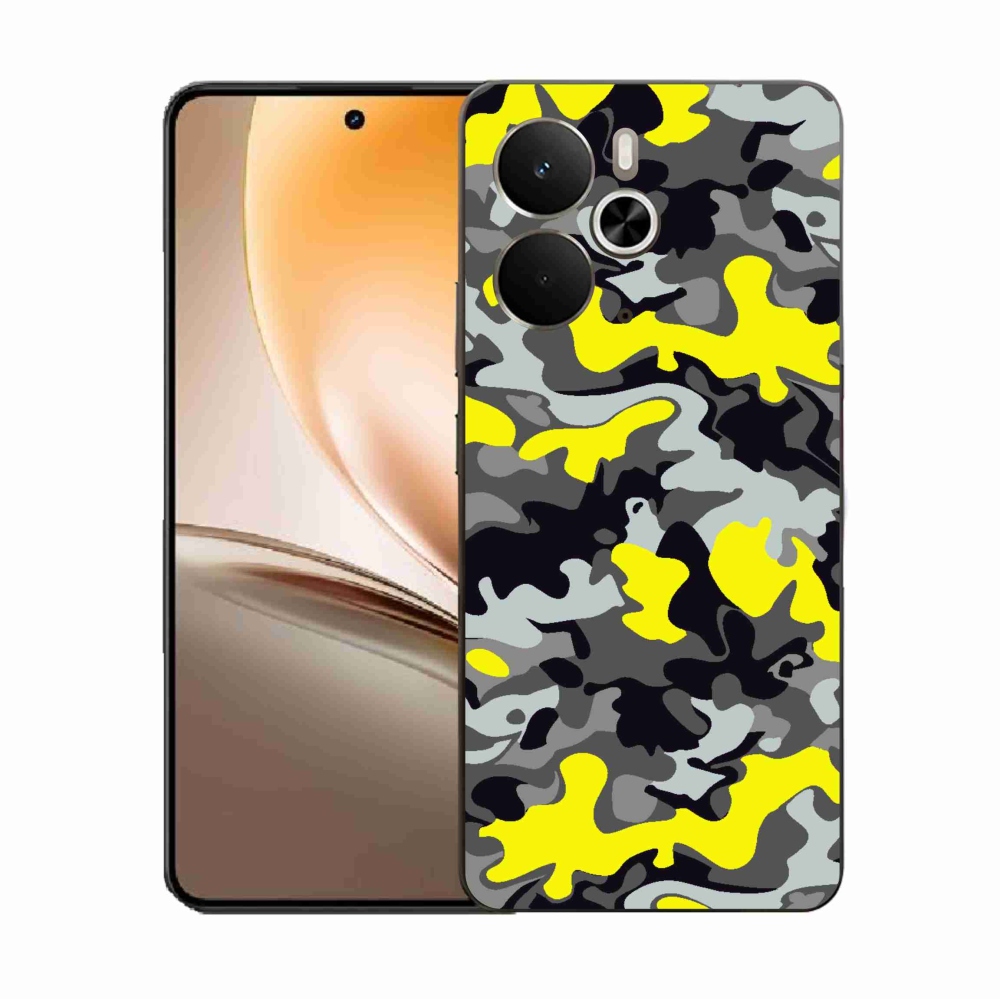 Gelový kryt mmCase na Realme 14 5G - maskáčový vzor 6