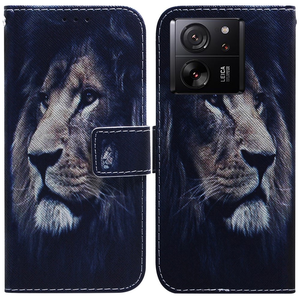 Printy knížkové pouzdro na Xiaomi 13T/13T Pro - lev