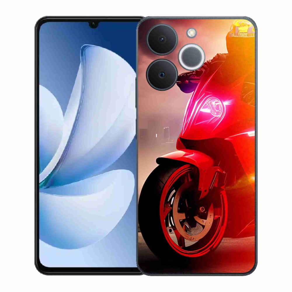 Gelový kryt mmCase na Realme Note 70T - motorka