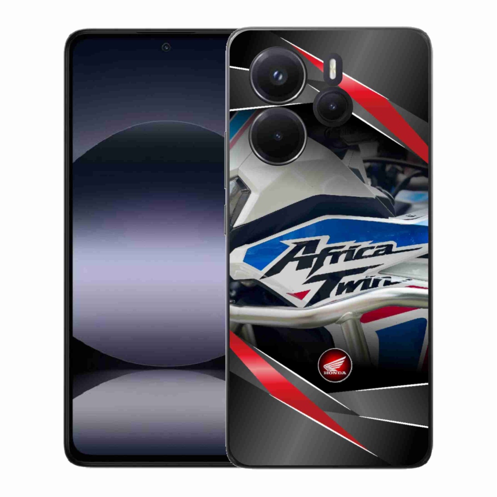 Gelový kryt mmCase na Xiaomi Redmi Note 14 - motorka honda