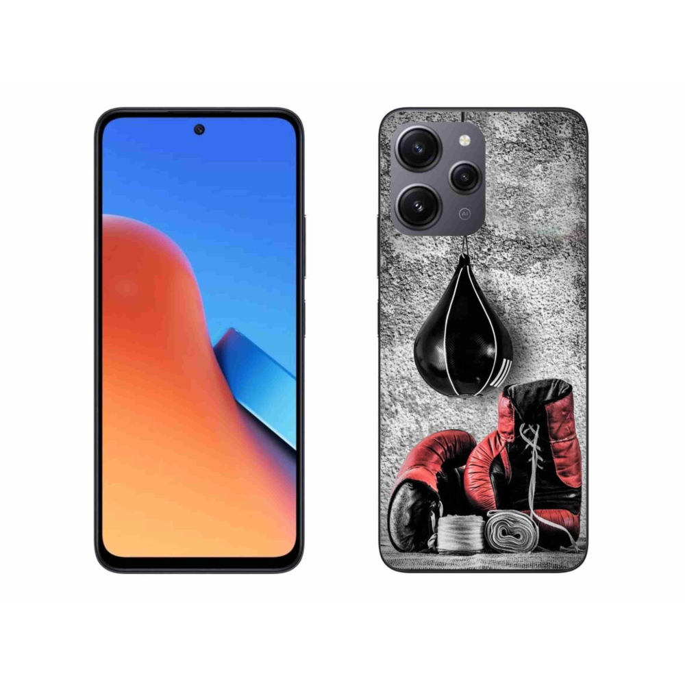 Gelový kryt mmCase na Xiaomi Redmi 12 - boxovací pytel a rukavice
