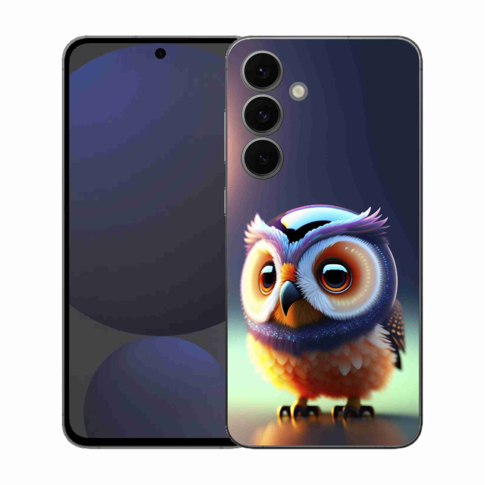 Gelový kryt mmCase na Samsung Galaxy S25 FE - sovička