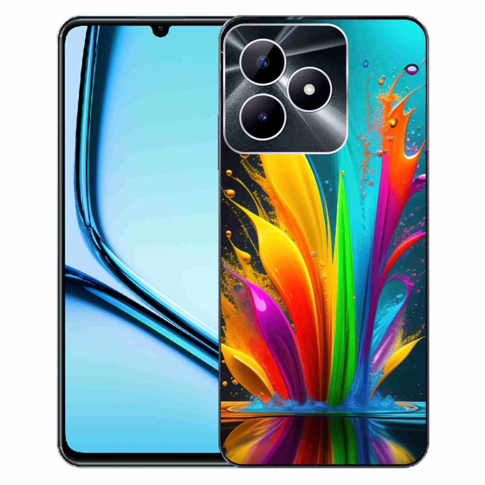 Gelový kryt mmCase na Realme Note 50 - abstraktní motiv 1