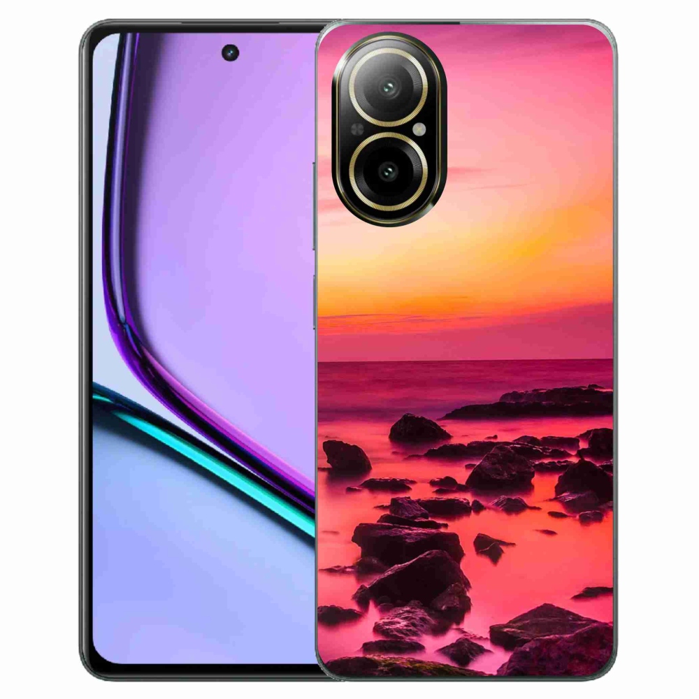 Gelový kryt mmCase na Realme C67 - moře a záře