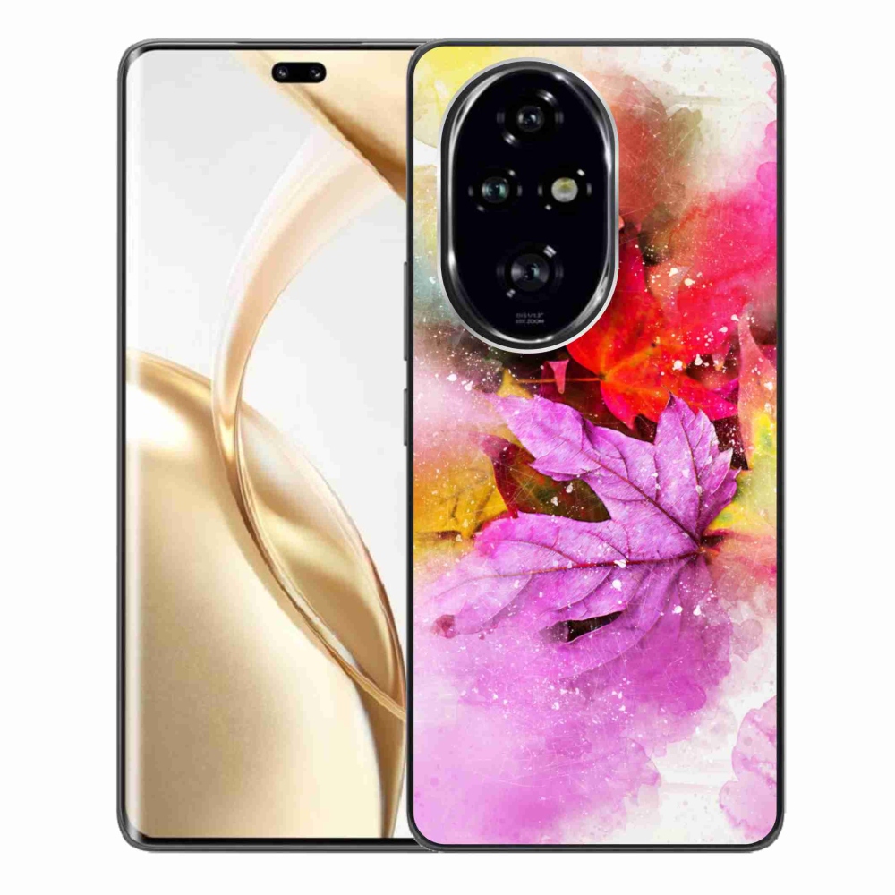 Gelový kryt mmCase na Honor 200 Pro 5G - barevné listy