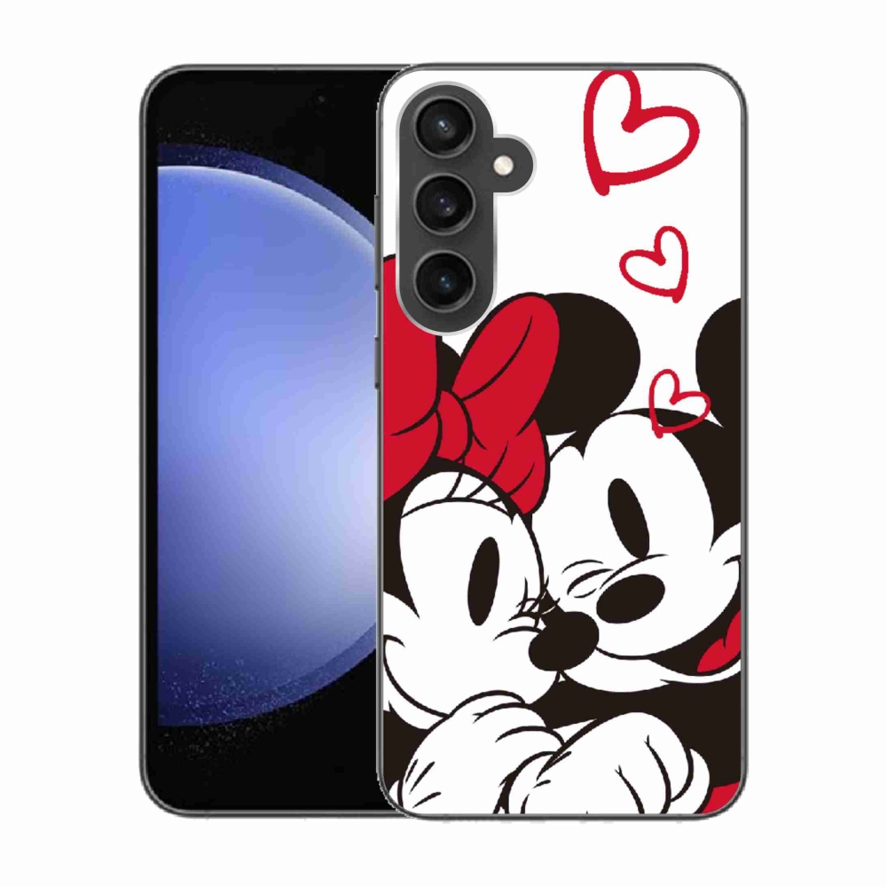 Gelový kryt mmCase na Samsung Galaxy S23 FE - minnie a mickey