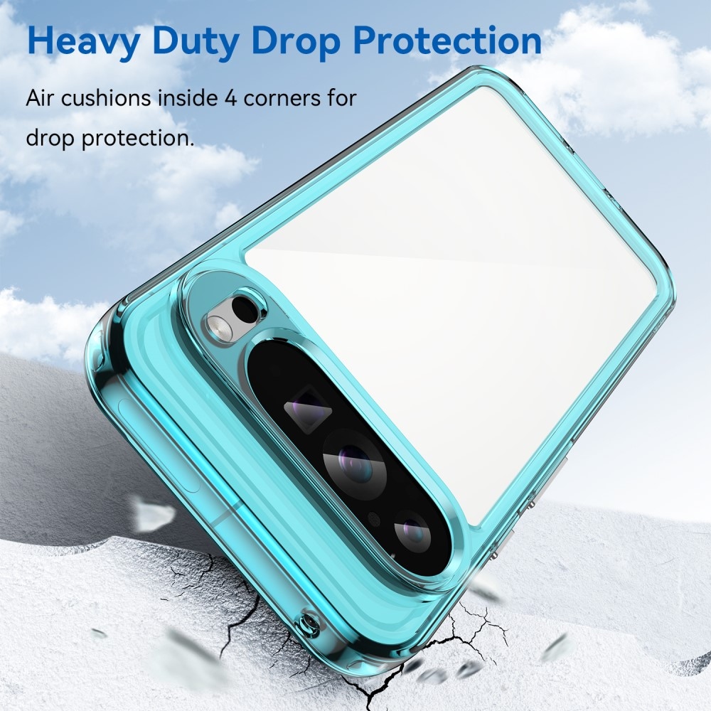 Gelový obal s pevnými zády na Google Pixel 9 Pro XL - světlemodrý