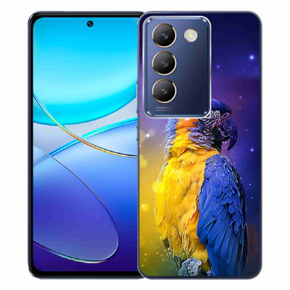 Gelový obal mmCase na Vivo V40 SE 4G/5G - papoušek ara 1