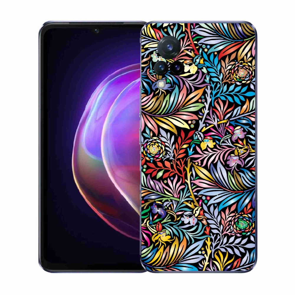 Gelový kryt mmCase na Vivo V21 4G/5G - květiny 5