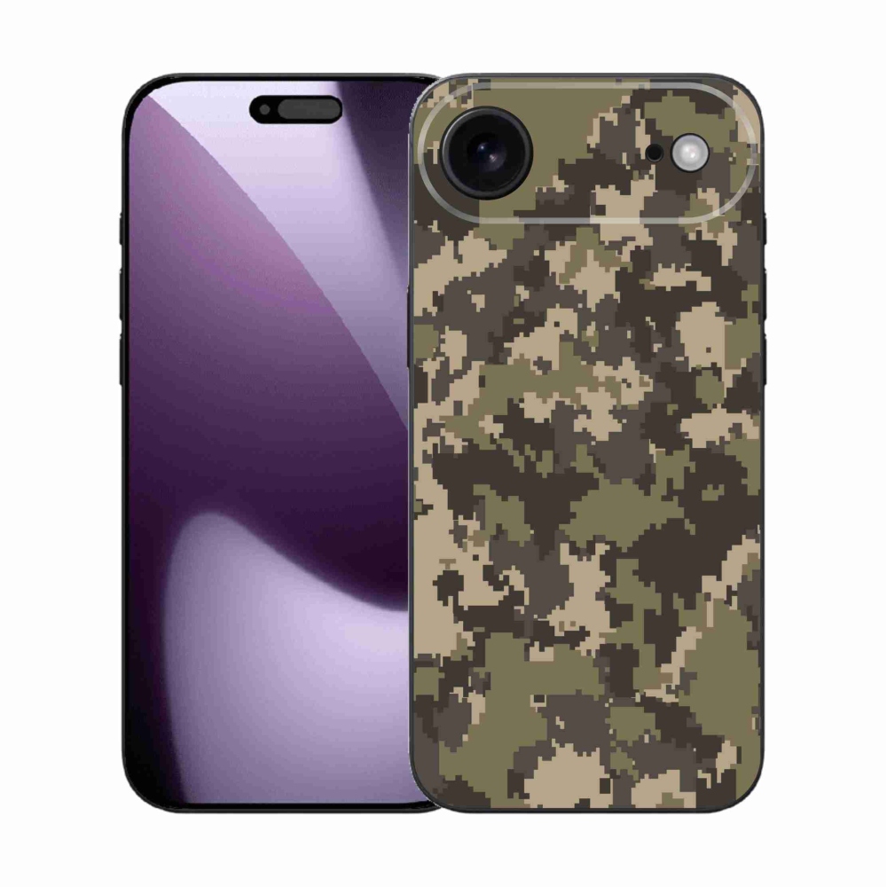 Gelový kryt mmCase na iPhone 17 Air - maskáčový vzor 12