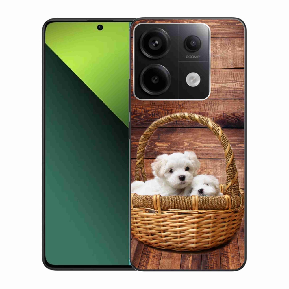 Gelový kryt mmCase na Xiaomi Redmi Note 13 Pro 5G/Poco X6 5G - štěňátka