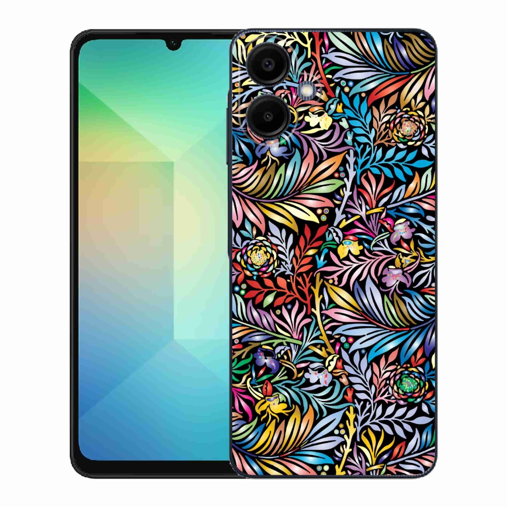 Gelový kryt mmCase na Samsung Galaxy A06 4G - květiny 5