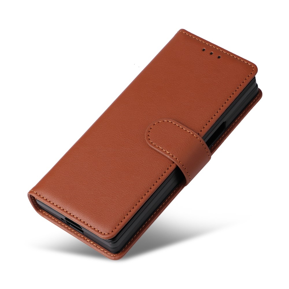 Wallet knížkové pouzdro na Samsung Galaxy Z Fold6 5G - hnědé