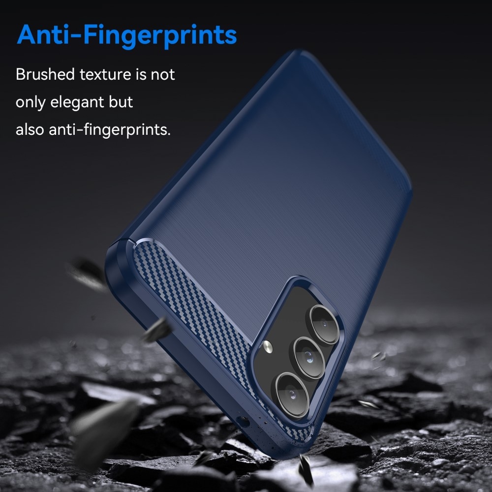 Carbon odolný gelový obal Samsung Galaxy A55 5G - modrý