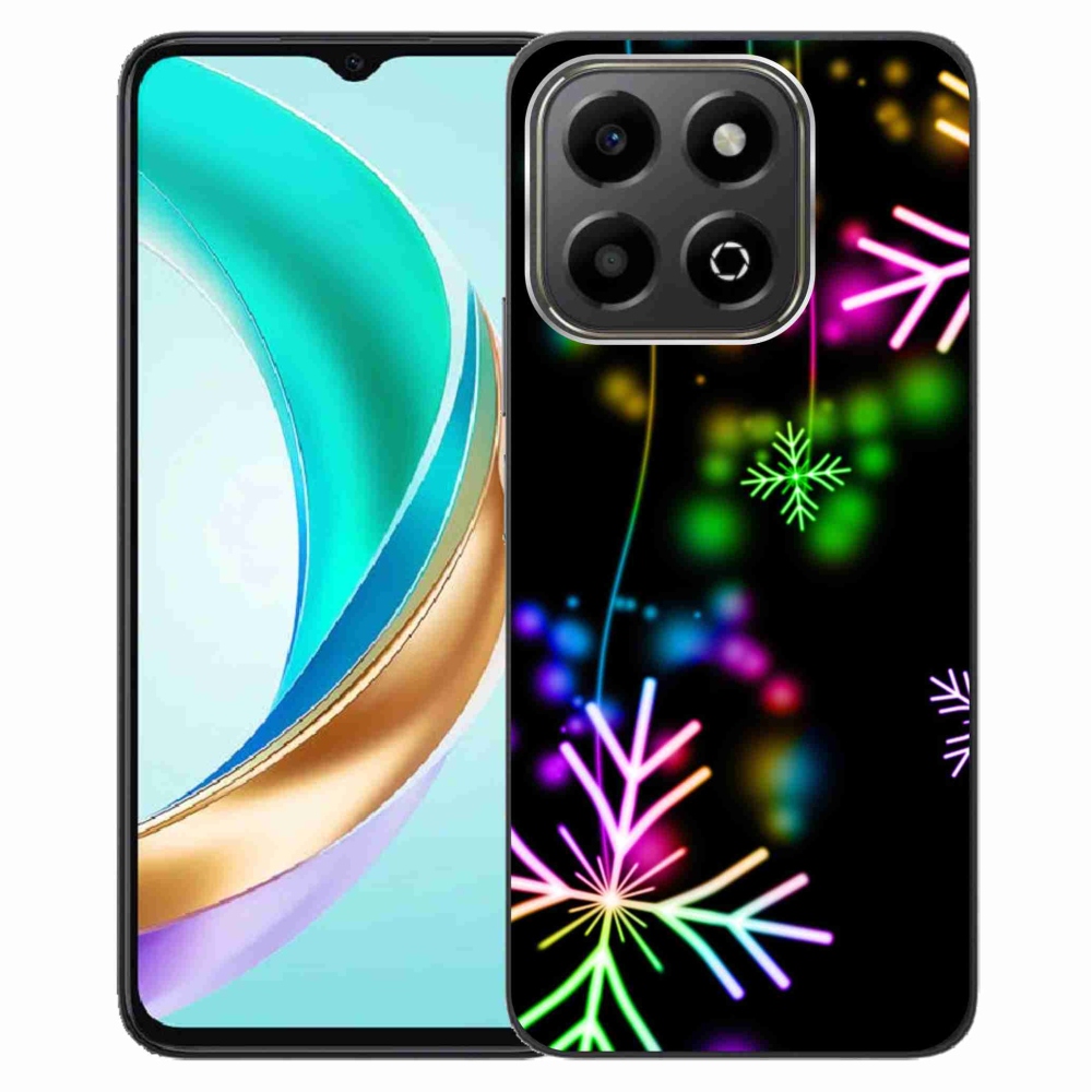 Gelový kryt mmCase na Honor X6b - barevné vločky