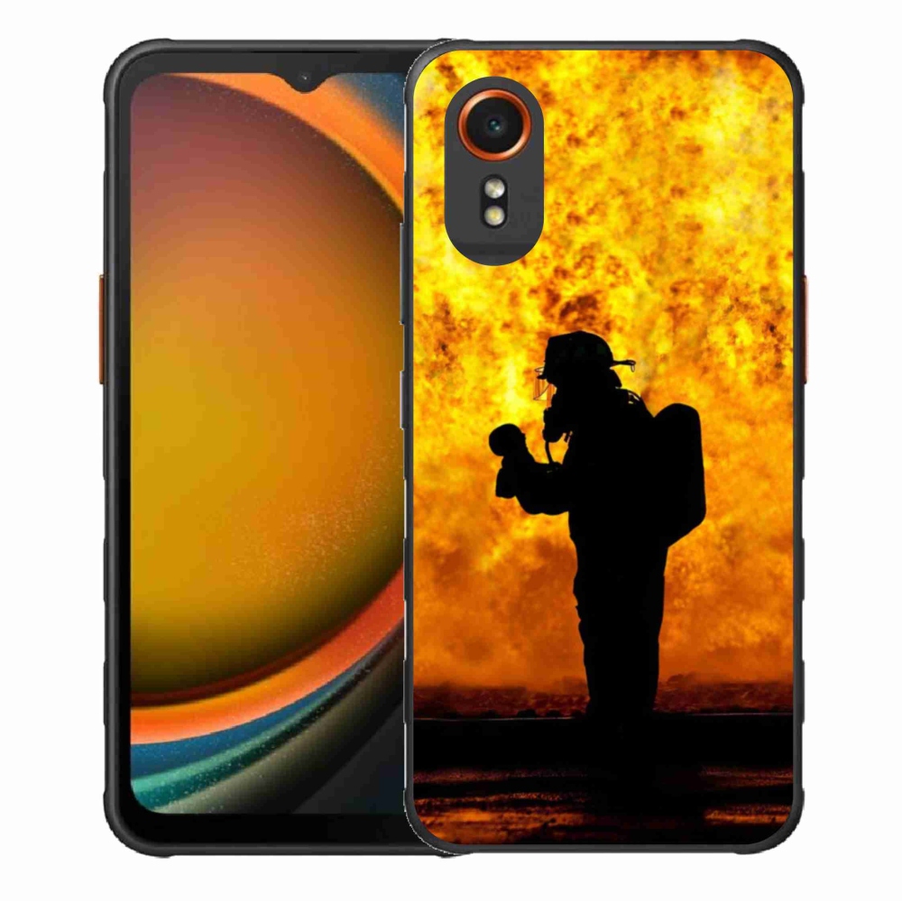 Gelový kryt mmCase na Samsung Galaxy Xcover 7 - hasič