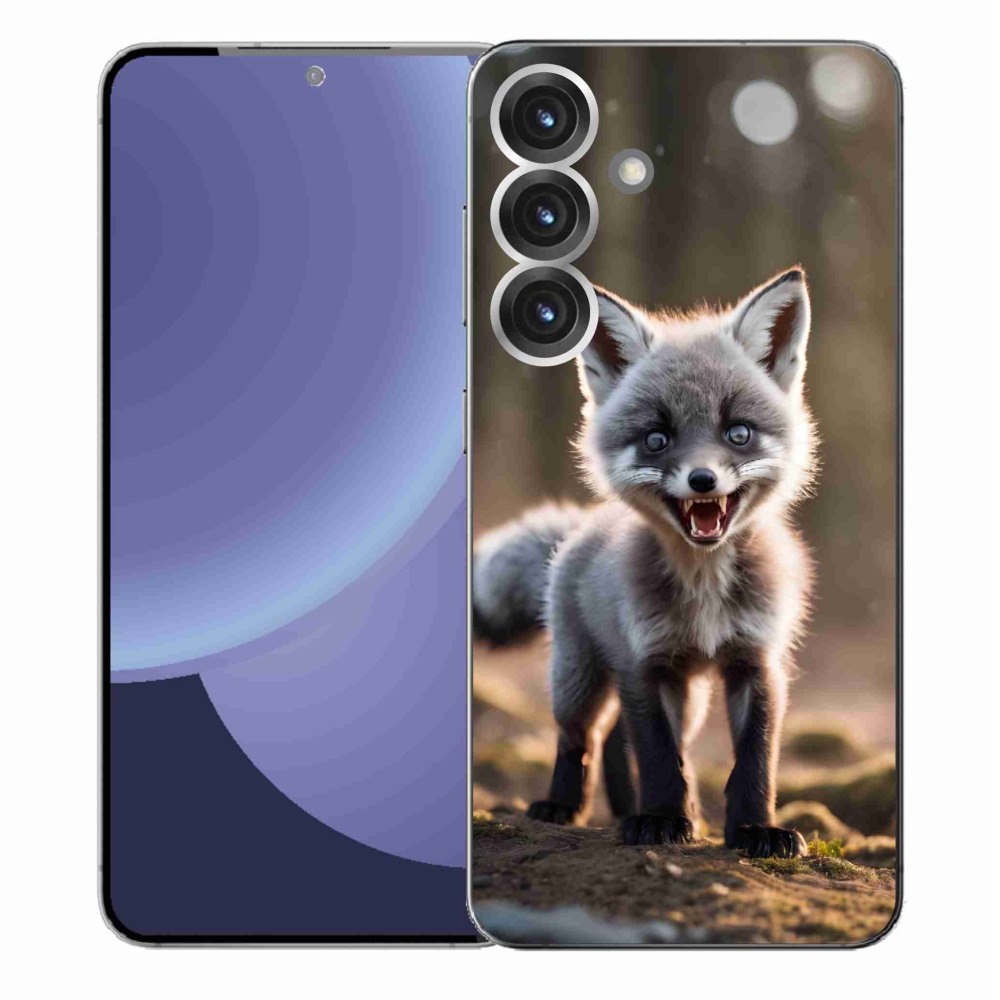 Gelový kryt mmCase na Samsung Galaxy S25+ - rozzuřená liška
