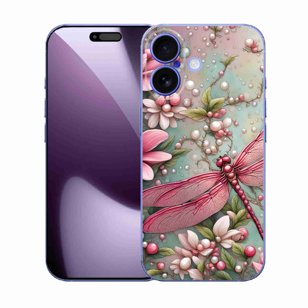 Gelový kryt mmCase na iPhone 17 - vážka