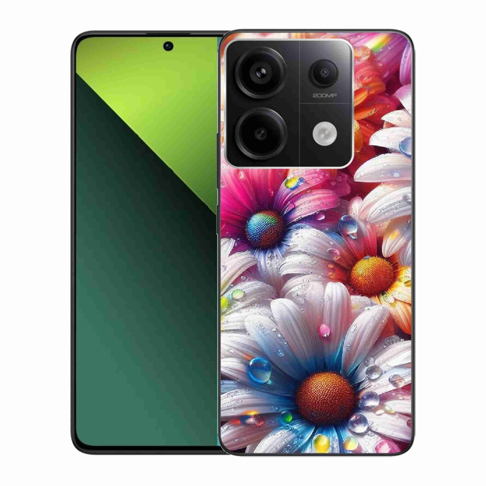 Gelový kryt mmCase na Xiaomi Redmi Note 13 Pro 5G/Poco X6 5G - barevné kopretiny