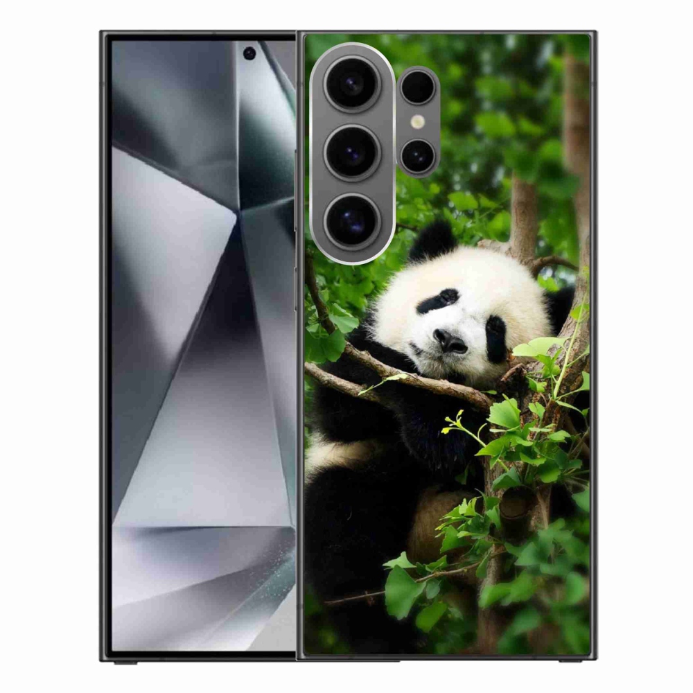 Gelový kryt mmCase na Samsung Galaxy S24 Ultra - panda