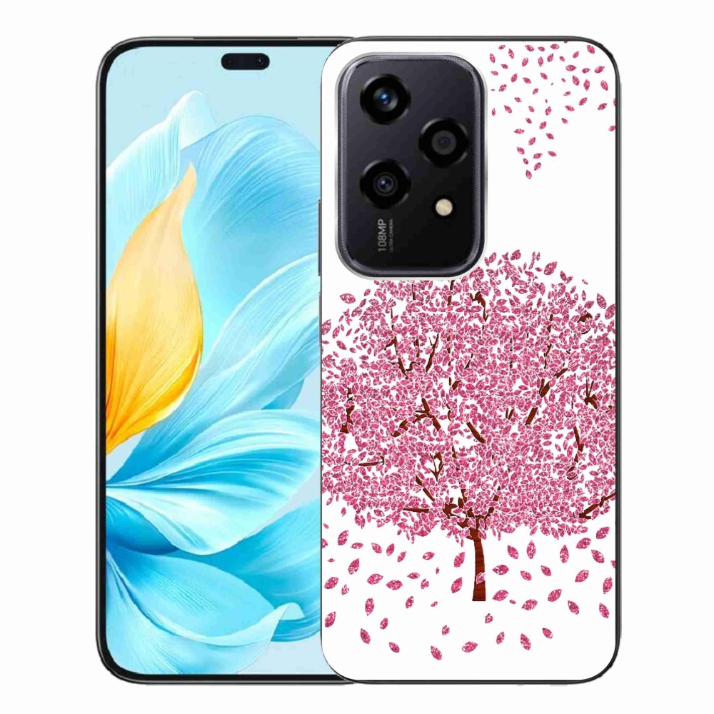 Gelový kryt mmCase na Honor 200 Lite 5G - kreslený strom s listy