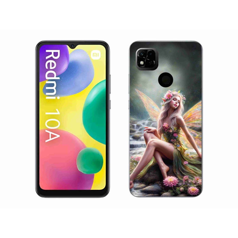 Gelový kryt mmCase na Xiaomi Redmi 10A - motýlí žena 1