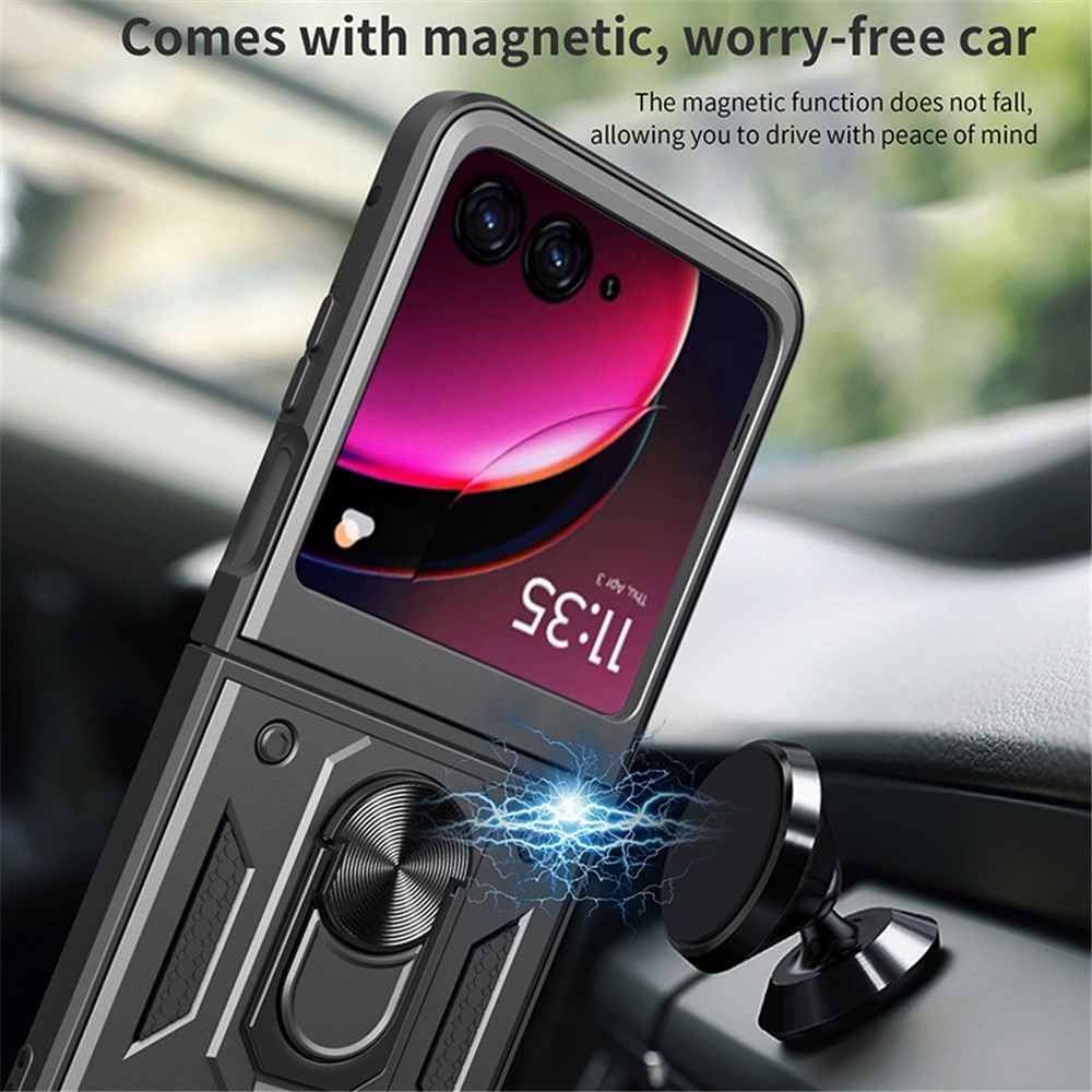 Slide odolný kryt na Motorola Razr 40 Ultra 5G - černý