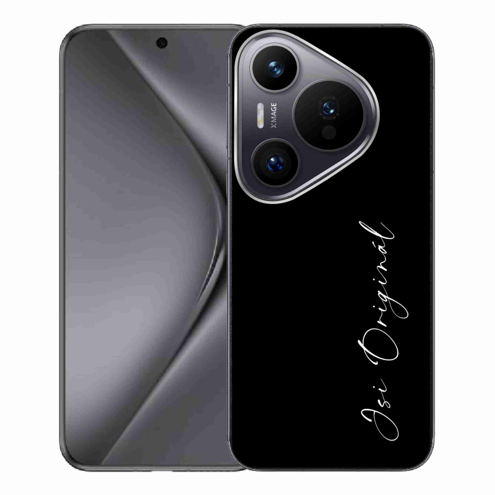 Gelový kryt mmCase na Huawei Pura 70 Pro - jsi originál černé pozadí