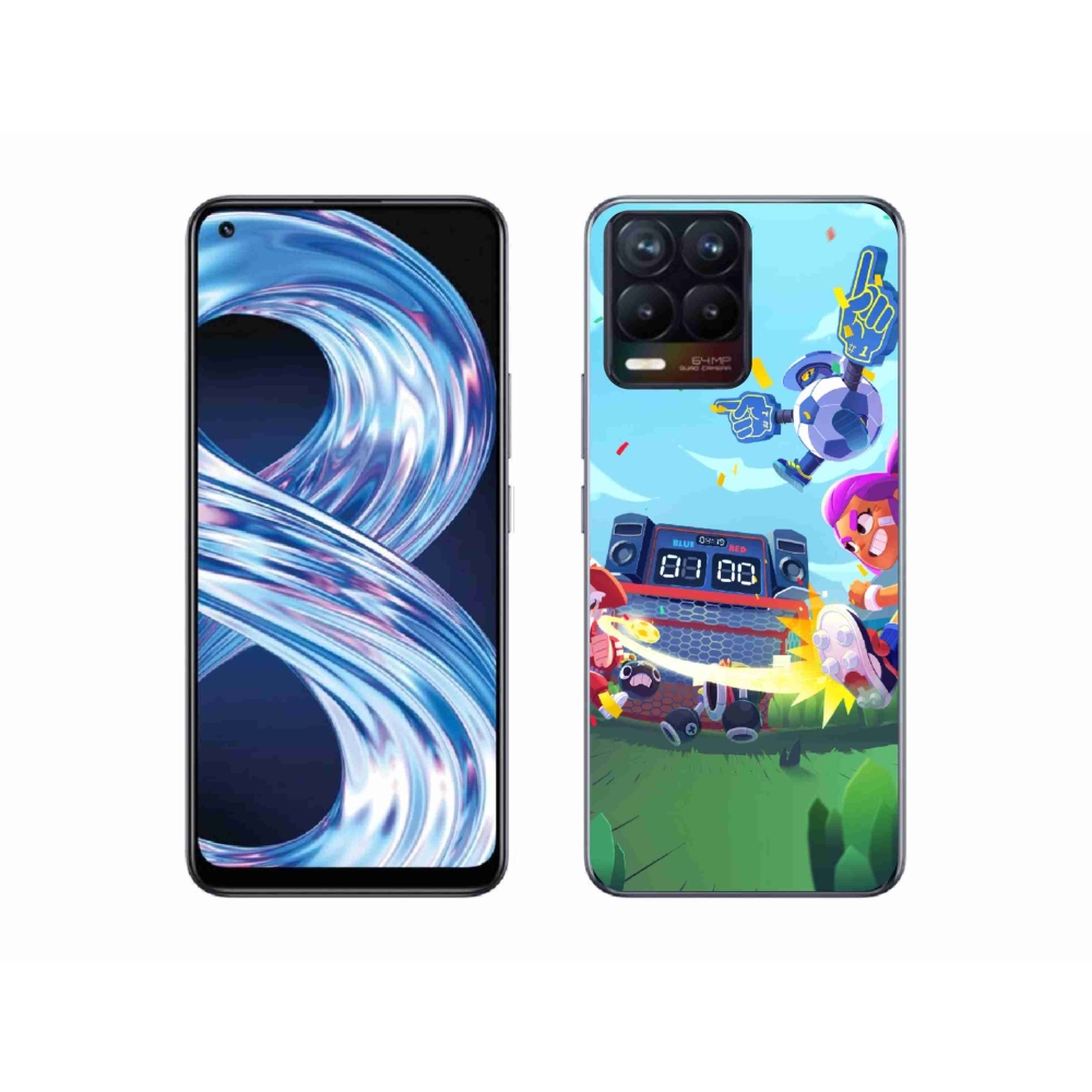 Gelový kryt mmCase na Realme 8 Pro - brawl stars 1