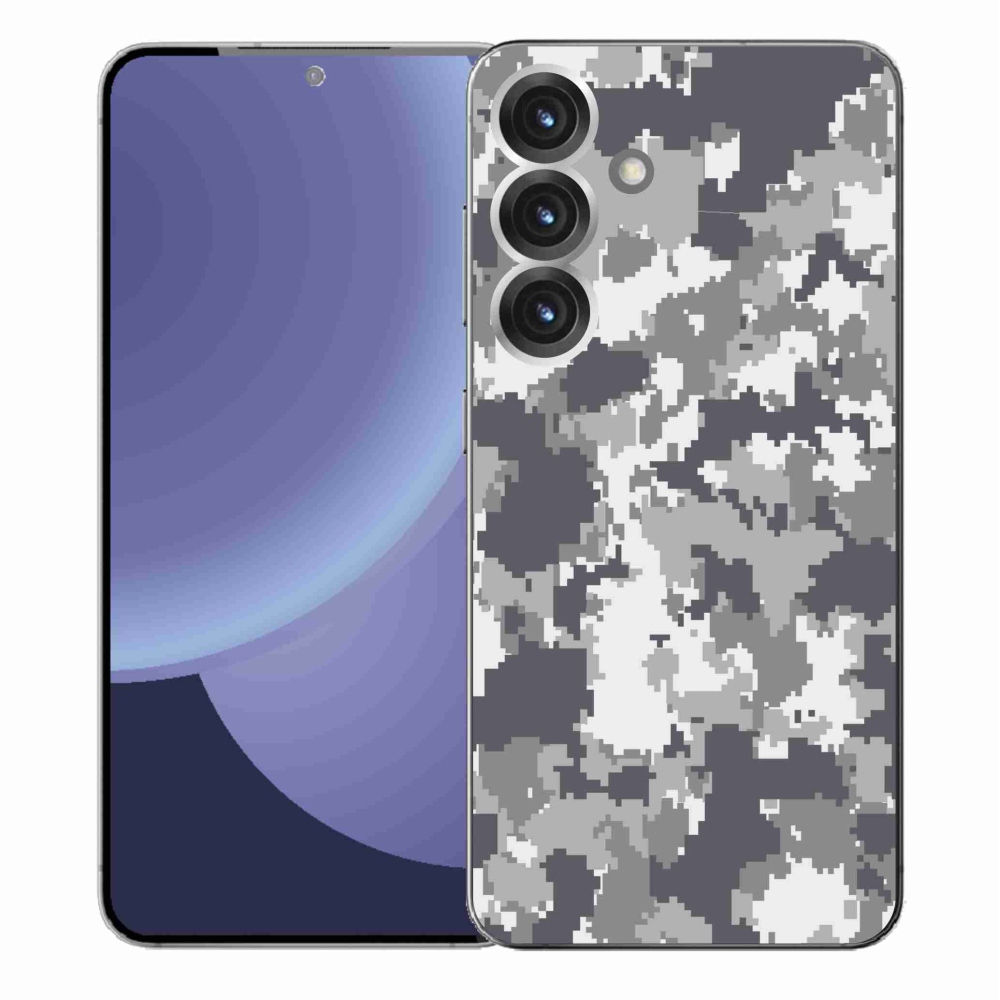 Gelový kryt mmCase na Samsung Galaxy S25+ - maskáčový vzor 2
