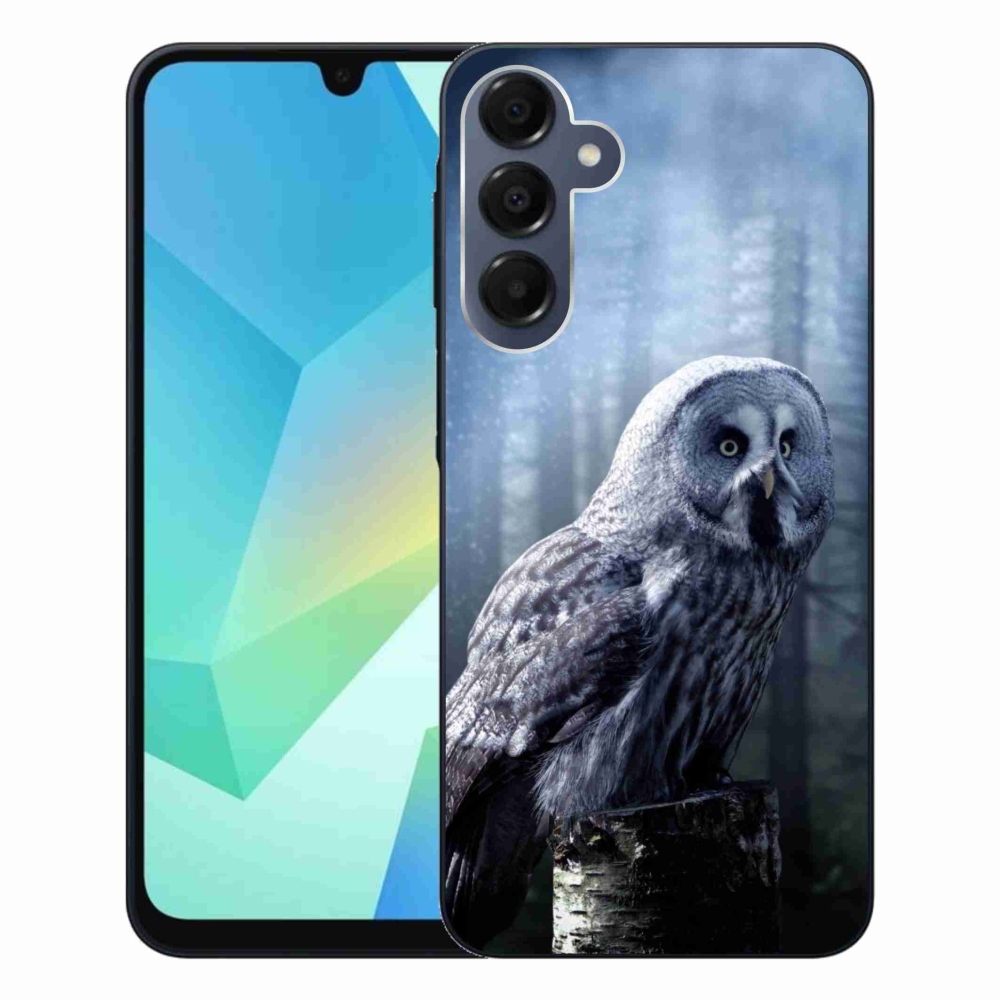 Gelový kryt mmCase na Samsung Galaxy A16 4G/5G - sova