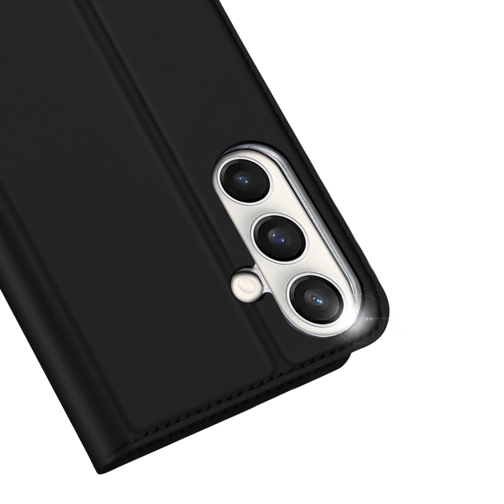 DUX knížkové pouzdro na Samsung Galaxy S25 FE - černé