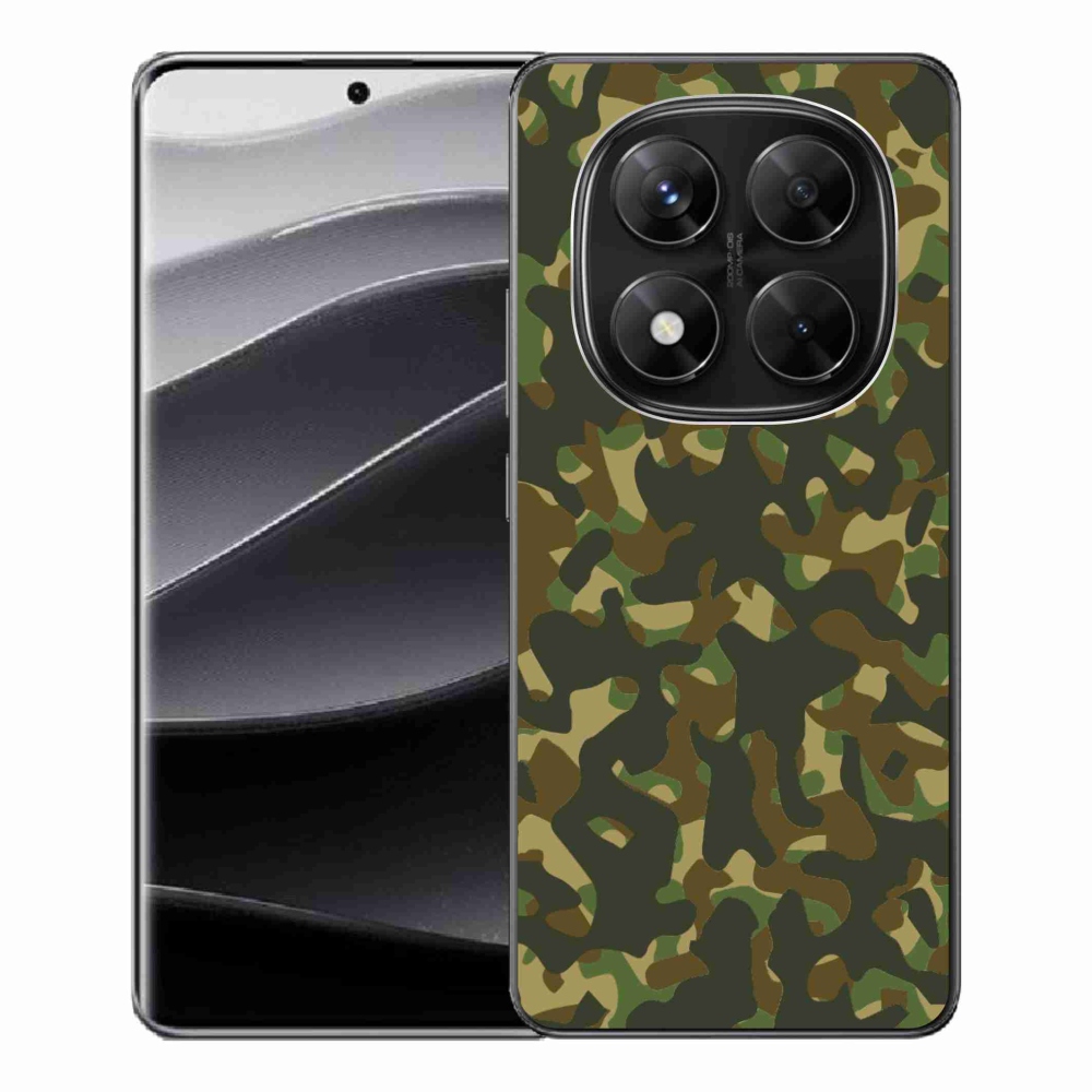 Gelový kryt mmCase na Xiaomi Redmi Note 14 Pro 5G/Poco X7 5G - maskáčový vzor 1