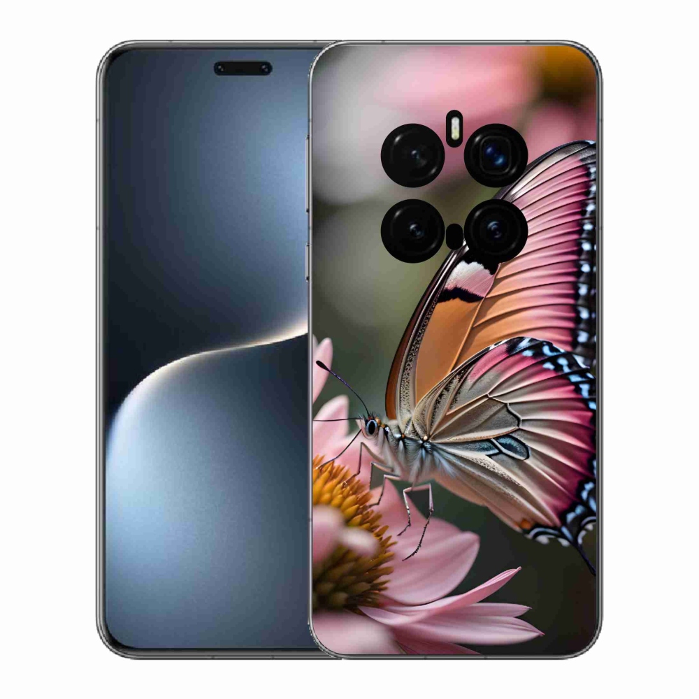 Gelový kryt mmCase na Honor Magic 7 Pro 5G - barevný motýl