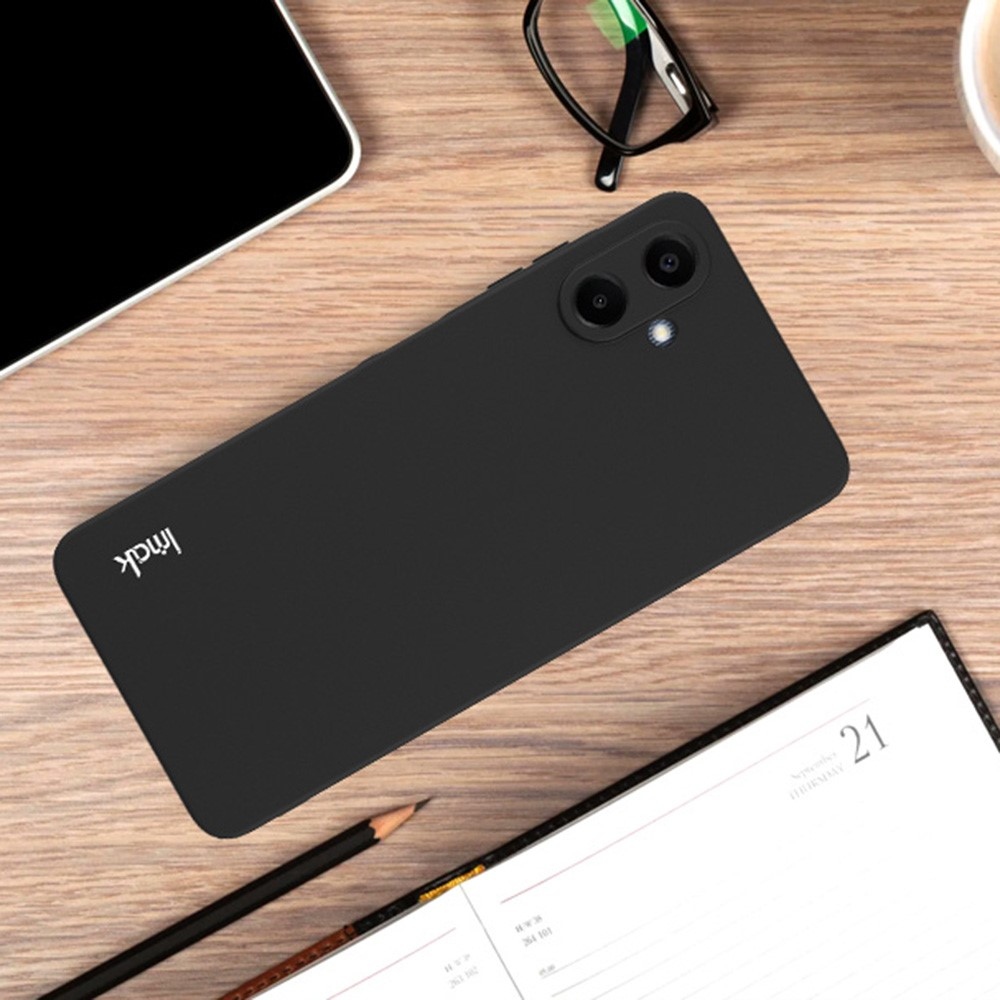 IMK matný gelový obal na Samsung Galaxy A06 4G - černý