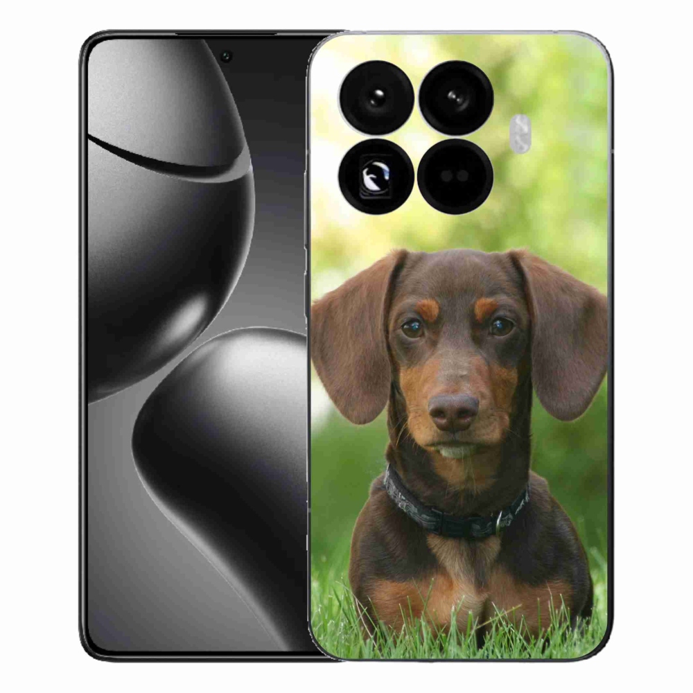 Gelový kryt mmCase na Xiaomi 15T Pro - hnědý jezevčík