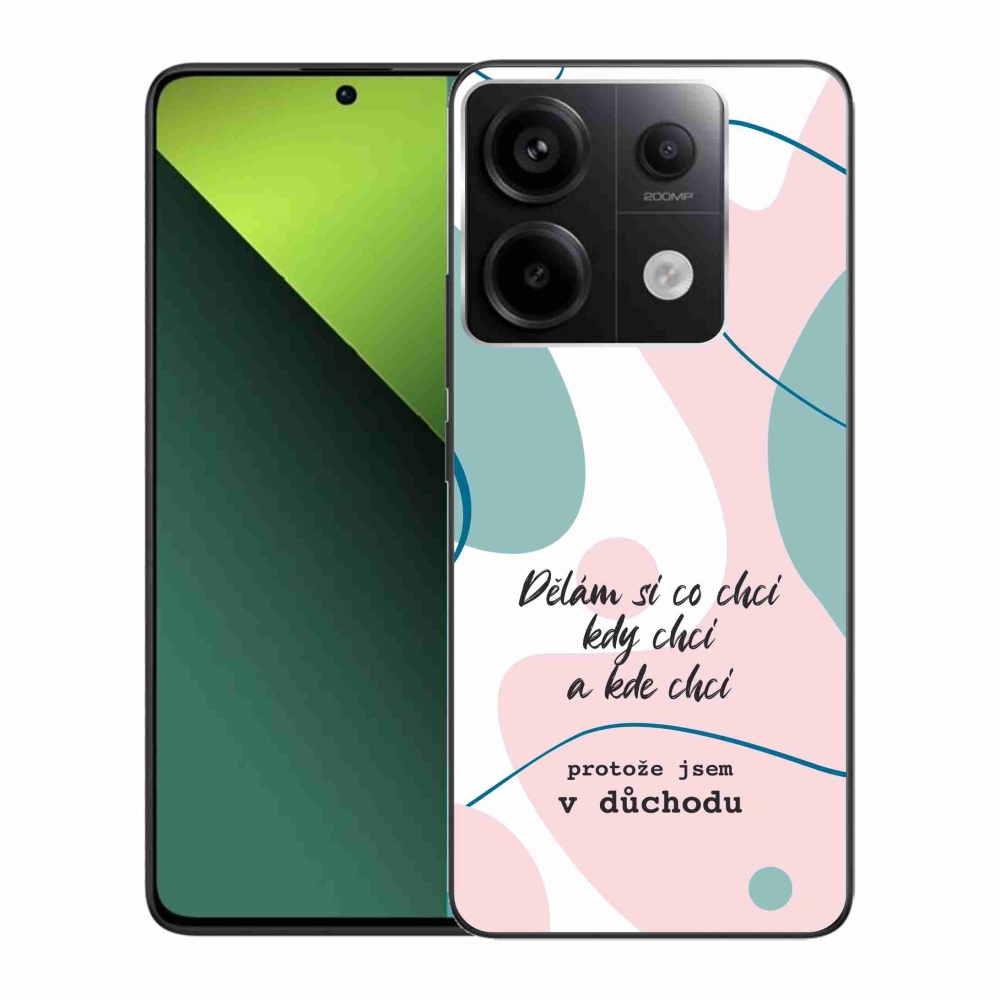Gelový kryt mmCase na Xiaomi Redmi Note 13 Pro 5G/Poco X6 5G - vtipný text 10 bílé pozadí