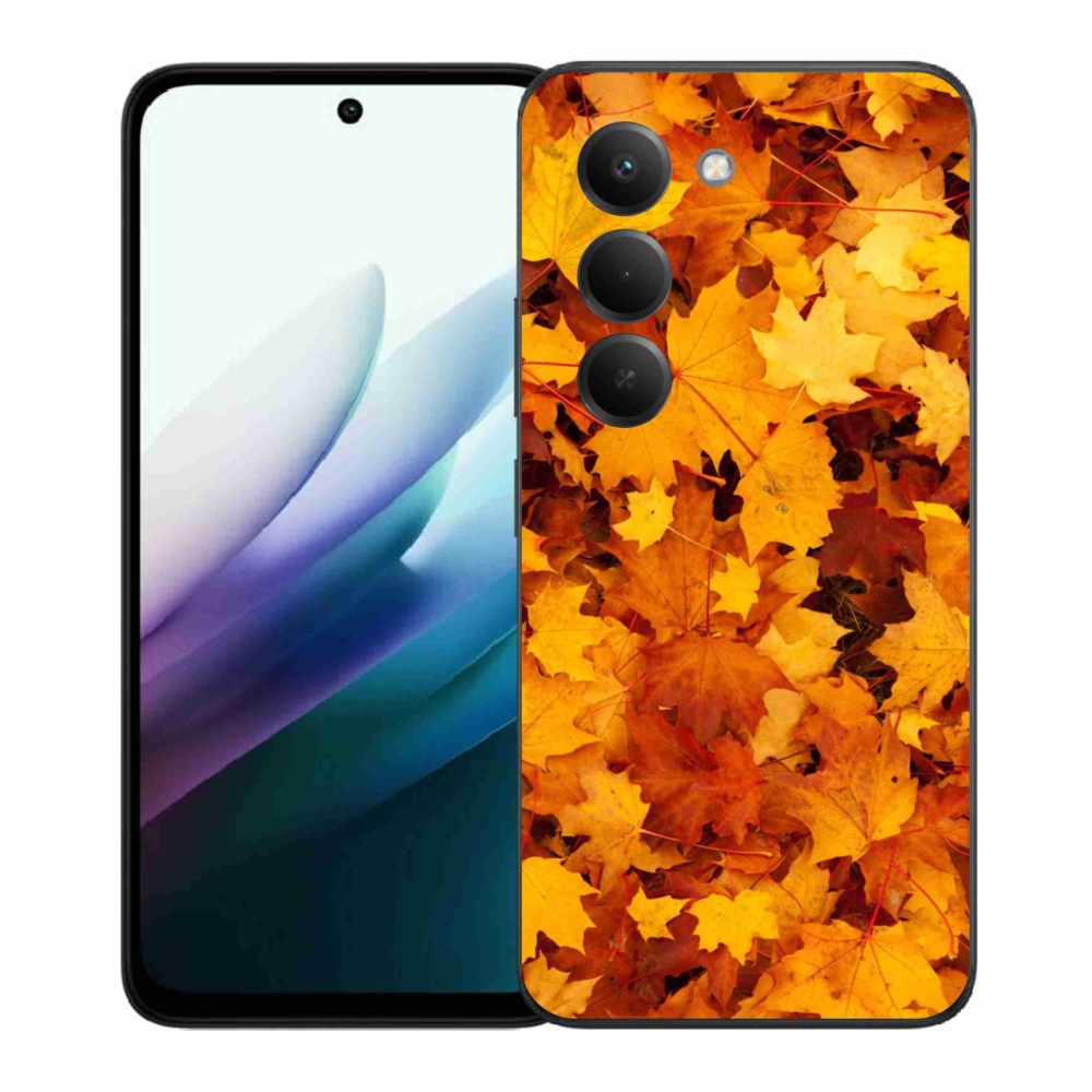 Gelový kryt mmCase na Xiaomi Redmi 15 4G/5G (171mm) - javorové listy