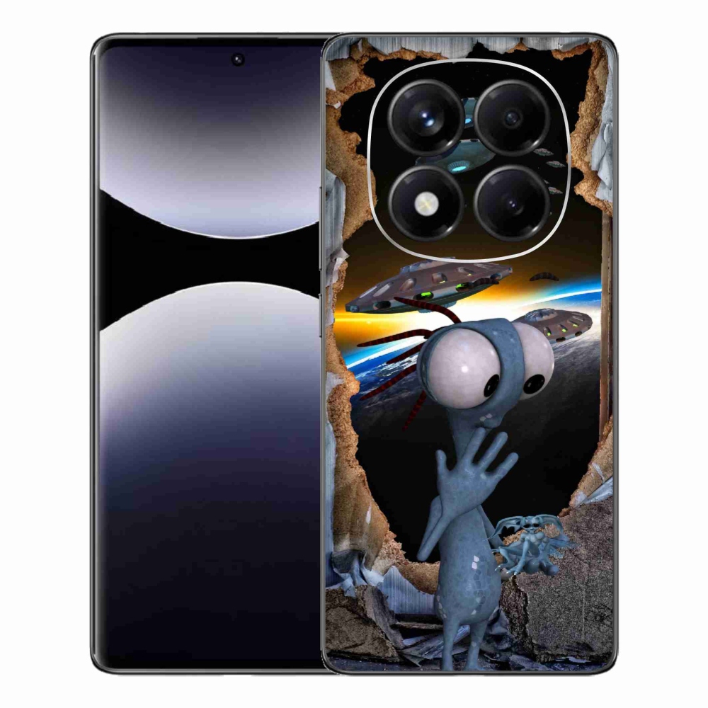 Gelový kryt mmCase na Xiaomi Redmi Note 14 Pro - mimozemšťan
