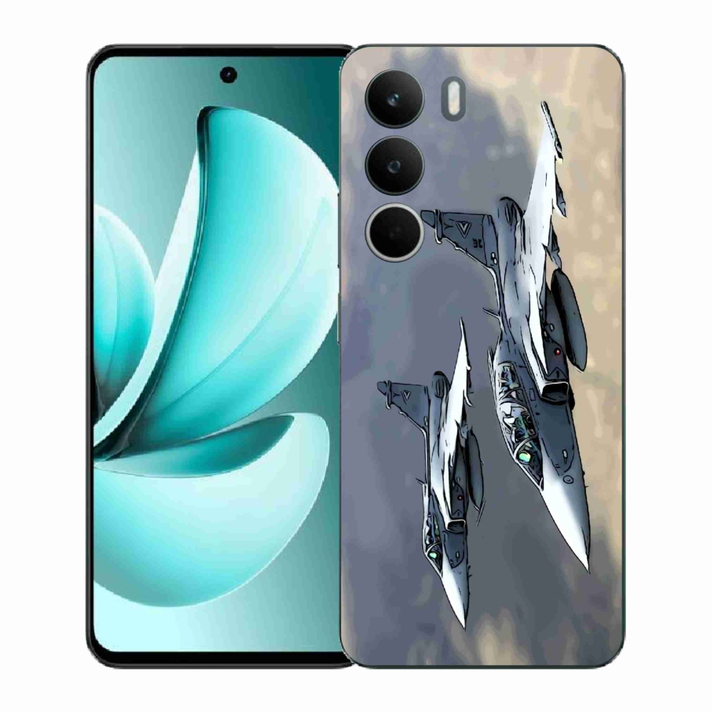Gelový kryt mmCase na Realme C71 - stíhačky