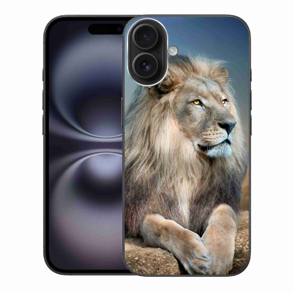Gelový obal mmCase na iPhone 16 Plus - lev 1
