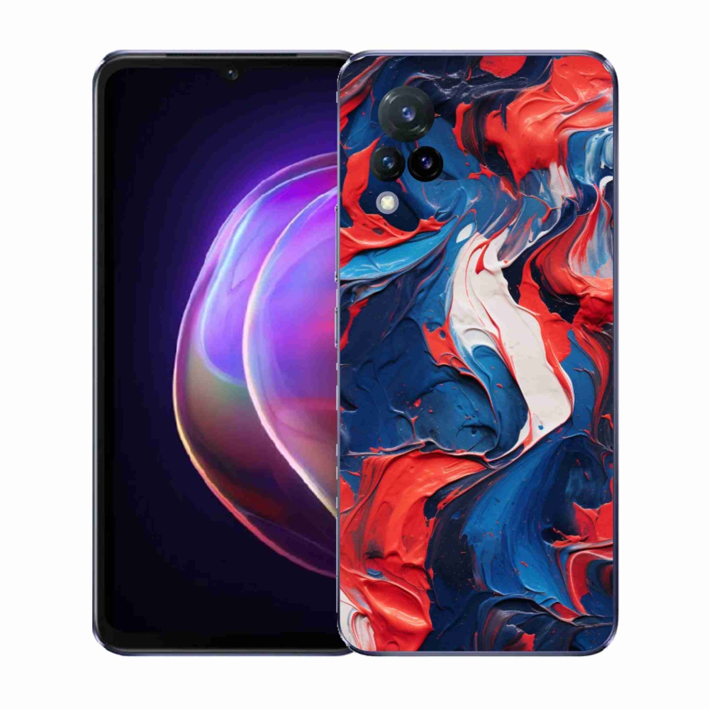 Gelový kryt mmCase na Vivo V21 4G/5G - abstraktní motiv 7