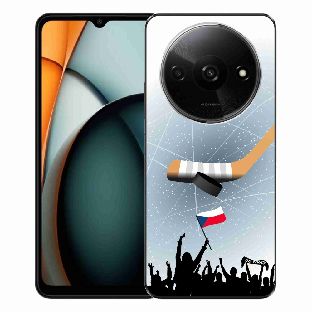 Gelový kryt mmCase na Xiaomi Redmi A3  - fanoušci hokeje
