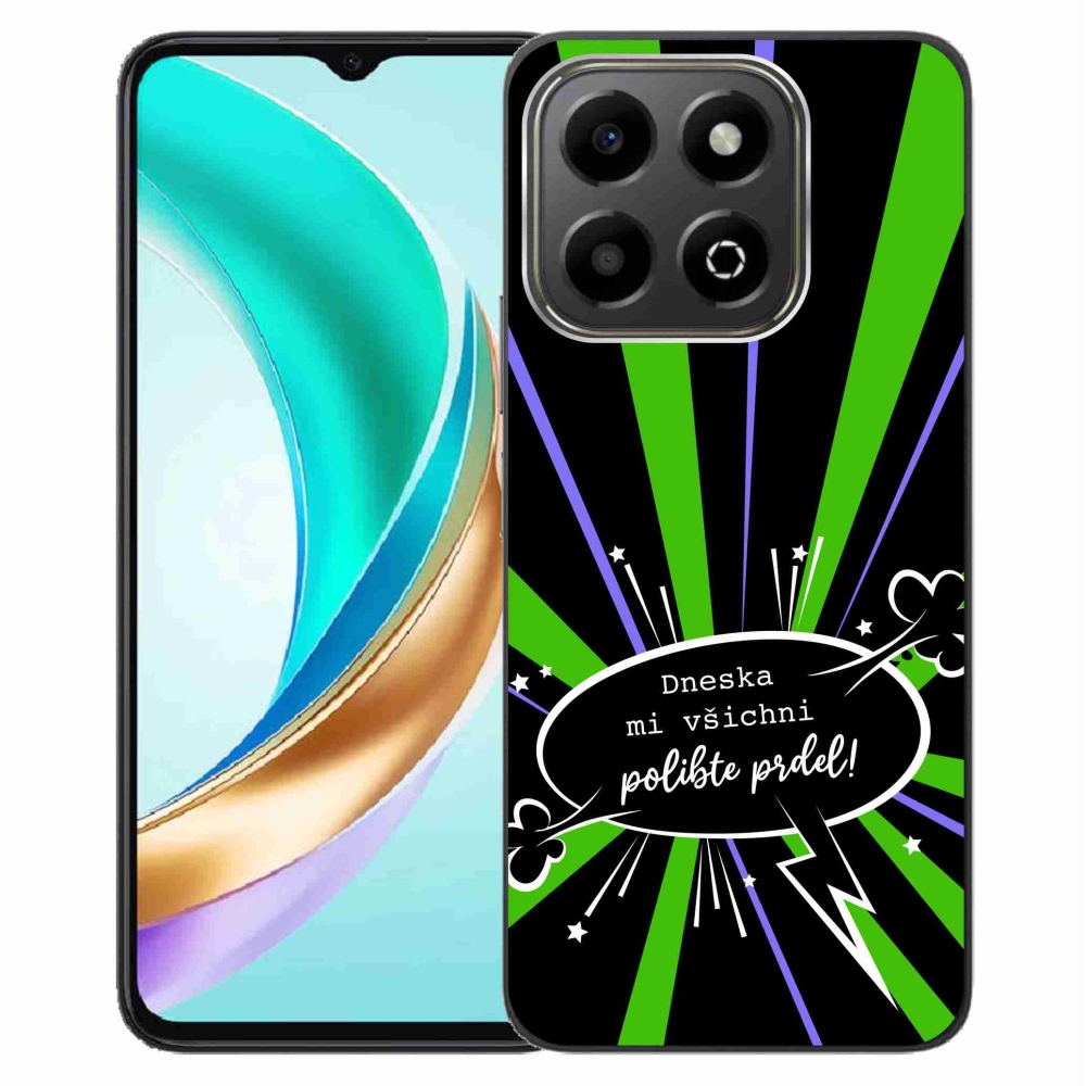Gelový kryt mmCase na Honor X6b - vtipný text 15 černé pozadí