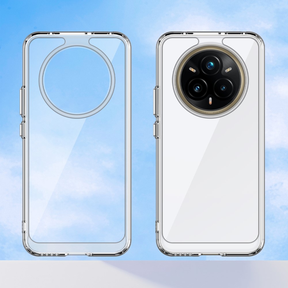 Gelový obal s pevnými zády na Realme 14 Pro+ 5G - průhledný